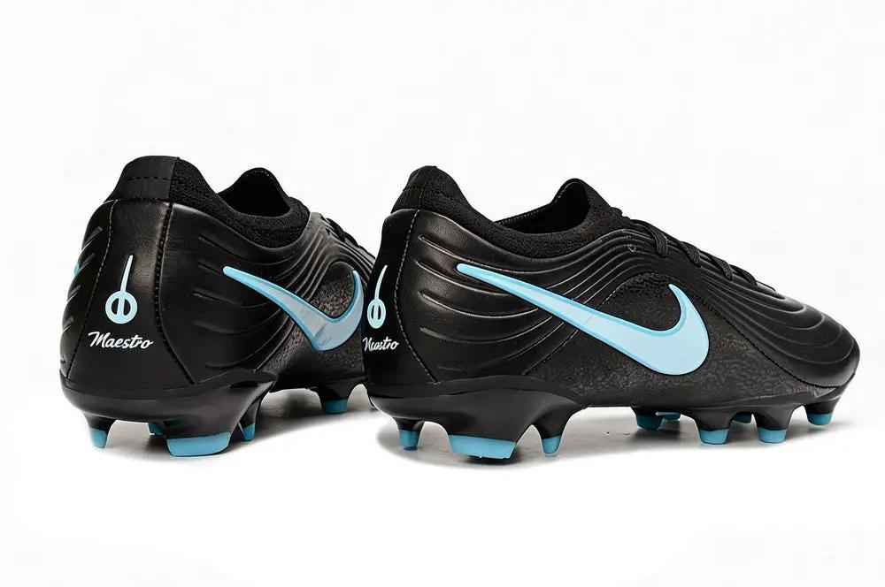 Side profile of Nike Tiempo Legend Maestro Elite FG football boots in action